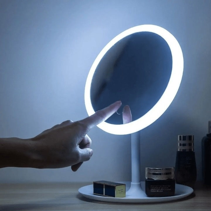 Espejo con luz LED con 3 modalidades