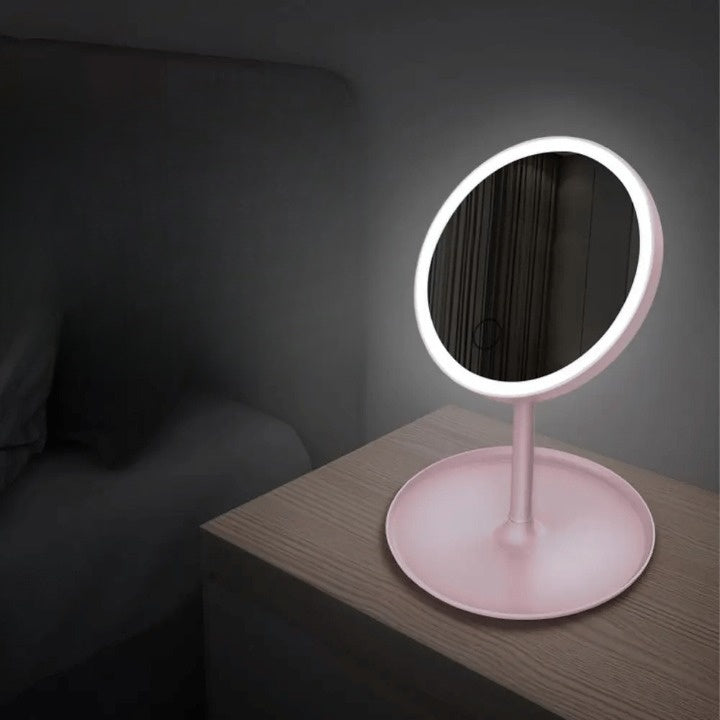 Espejo con luz LED con 3 modalidades